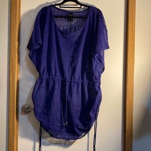 Catalina Purple Lace Top